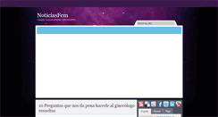 Desktop Screenshot of noticiasfem.com.ar