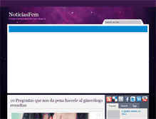 Tablet Screenshot of noticiasfem.com.ar